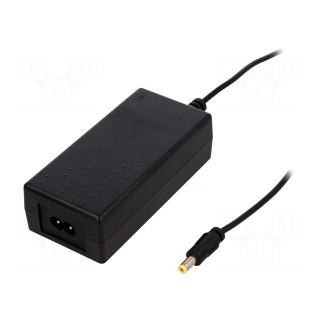 Power supply: switched-mode | 15VDC | 4.33A | Out: 5,5/2,1 | 65W