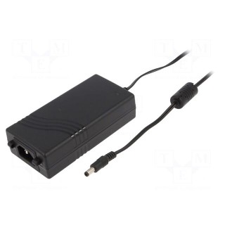Power supply: switched-mode | 18VDC | 3.6A | Out: 5,5/2,5 | 65W | 0÷60°C