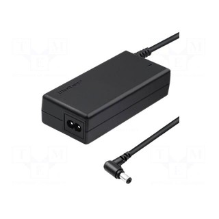Power supply: switched-mode | 19VDC | 2.1A | Out: 6,5/4,4 | 40W