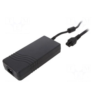 Power supply: switched-mode | 19VDC | 11.58A | 220W | 90÷264VAC | 93%