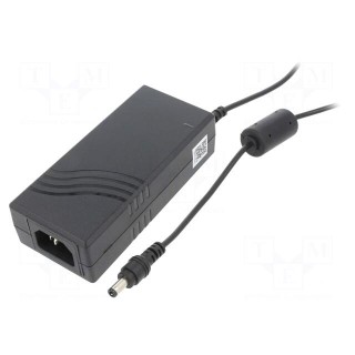 Power supply: switched-mode | 19VDC | 3.42A | Out: 5,5/2,5 | 65W | 89%