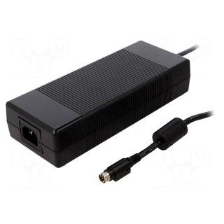 Power supply: switched-mode | 20VDC | 11A | Out: Power DIN 4 pin R7B