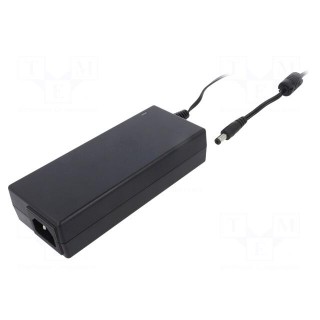 Power supply: switched-mode | 20VDC | 6A | Out: 5,5/2,5 | 120W | -5÷40°C