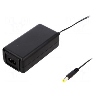 Power supply: switched-mode | 24VDC | 1.5A | Out: 5,5/2,1 | 36W | 0÷40°C