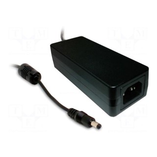 Power supply: switched-mode | 9VDC | 4.45A | Out: 5,5/2,1 | 40W | 86%