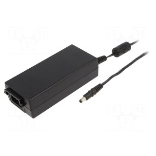 Power supply: switched-mode | 24VDC | 3.54A | Out: 5,5/2,5 | 85W | 88%