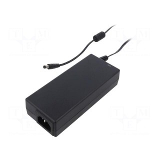 Power supply: switched-mode | 24VDC | 3.75A | Out: 5,5/2,1 | 90W | POSC