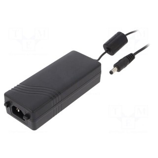 Power supply: switched-mode | 24VDC | 3.75A | Out: 5,5/2,5 | 90W | 90.5%