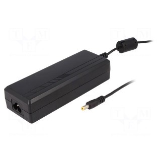 Power supply: switched-mode | 24VDC | 5A | Out: 5,5/2,1 | 120W | 0÷40°C