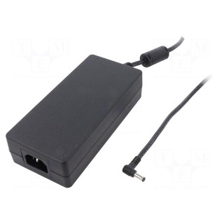Power supply: switched-mode | 24VDC | 6.66A | Out: 5,5/2,5 | 160W | 92%