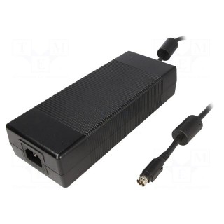 Power supply: switched-mode | 24VDC | 9.2A | 221W | Case: desktop