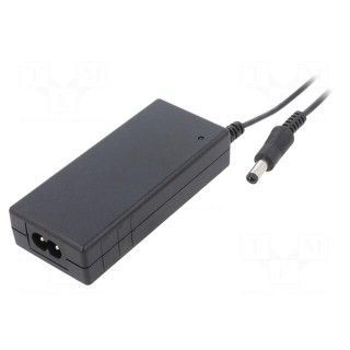 Power supply: switched-mode | 36VDC | 1A | Out: 5,5/2,1 | 36W | -30÷60°C