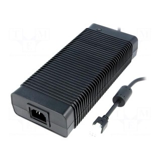 Power supply: switched-mode | 48VDC | 5.84A | 280.32W | Case: desktop