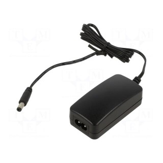 Power supply: switched-mode | 5VDC | 2.4A | Out: 5,5/2,1 | 12W | 79%