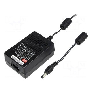 Power supply: switched-mode | 12VDC | 3A | Out: 5,5/2,1 | 36W | -30÷70°C