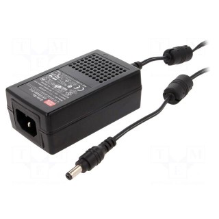 Power supply: switched-mode | 5VDC | 4A | Out: 5,5/2,1 | 20W | 85÷264VAC