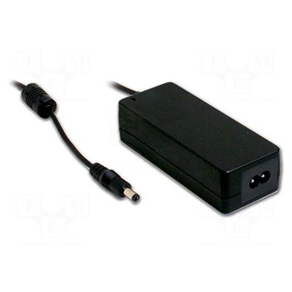 Power supply: switched-mode | 5VDC | 5A | Out: 5,5/2,1 | 25W | 80÷264VAC