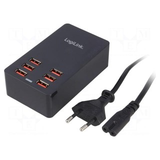 Power supply: switched-mode | 5VDC | 6.4A | Out: USB | 100÷240VAC