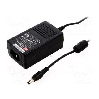 Power supply: switched-mode | 9VDC | 2A | Out: 5,5/2,1 | 18W | 85÷264VAC