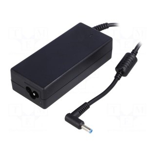 Power supply: switched-mode | 19.5VDC | 3.33A | 65W | for notebooks