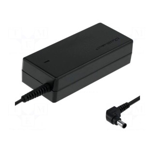 Power supply: switched-mode | 19.5VDC | 4.7A | 90W | for notebooks