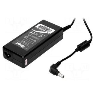 Power supply: switched-mode | 19.5VDC | 4.7A | 92W | for notebooks