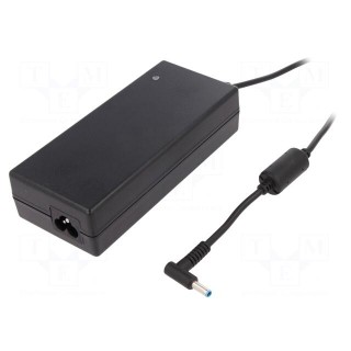 Power supply: switched-mode | 19.5VDC | 6.15A | 120W | for notebooks