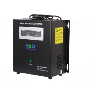 Converter: DC/AC | 1.4kW | Uout: 230VAC | Out: AC sockets 230V | 0÷40°C
