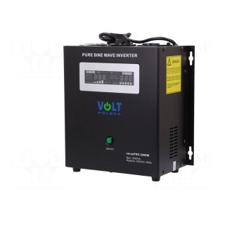 Converter: DC/AC | 1.8kW | Uout: 230VAC | Out: AC sockets 230V | 0÷40°C