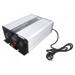 Converter: DC/AC | 1kW | Uout: 230VAC | Out: AC sockets 230V | -25÷55°C