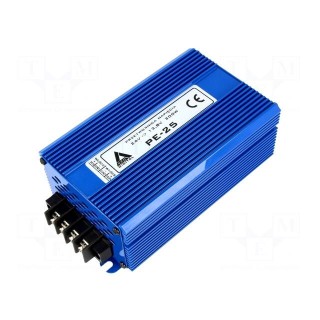 Power supply: step-down converter | Uout max: 13.8VDC | 24A | 85%