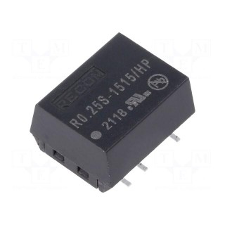 Converter: DC/DC | 0.25W | Uin: 13.5÷16.5V | Uout: 15VDC | Iout: 17mA
