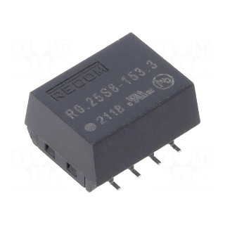 Converter: DC/DC | 0.25W | Uin: 13.5÷16.5V | Uout: 3.3VDC | Iout: 76mA