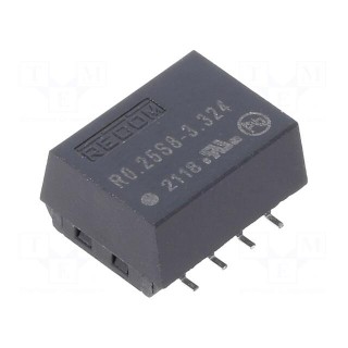 Converter: DC/DC | 0.25W | Uin: 2.97÷3.63V | Uout: 24VDC | Iout: 10.4mA