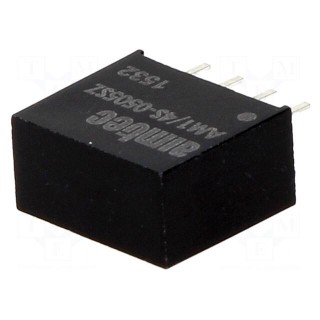 Converter: DC/DC | 0.25W | Uin: 4.5÷5.5V | Uout: 5VDC | Iout: 50mA | SIP4