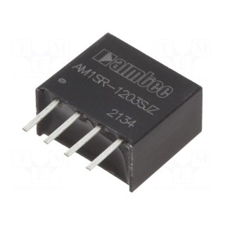 Converter: DC/DC | 0.75W | Uin: 11.4÷12.6V | Uout: 3.3VDC | Iout: 200mA