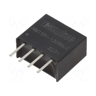 Converter: DC/DC | 0.75W | Uin: 11.4÷12.6V | Uout: 5VDC | Iout: 150mA