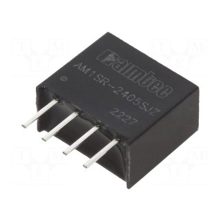 Converter: DC/DC | 0.75W | Uin: 22.8÷25.2V | Uout: 5VDC | Iout: 150mA