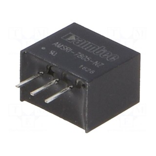 Converter: DC/DC | 1.5W | Uin: 6.5÷36V | Uout: 5VDC | Iout: 500mA | SIP3