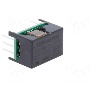 Converter: DC/DC | 1.5W | Uin: 9÷36V | Uout: 15VDC | Iout: 100mA | THT