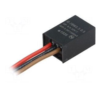 Converter: DC/DC | 1.65W | Uin: 6.5÷32V | Uout: 3.3VDC | Iout: 500mA