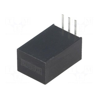 Converter: DC/DC | 1.65W | Uin: 9÷72V | Uout: 3.3VDC | Iout: 500mA | SIP3