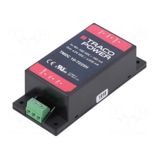 Converter: DC/DC | 10W | Uin: 80÷160V | Uout: 24VDC | Uout2: -24VDC