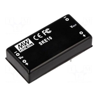 Converter: DC/DC | 10W | Uin: 9÷18V | Uout: 5VDC | Iout: 2000mA | 2"x1"