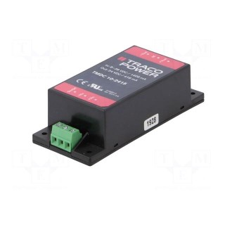 Converter: DC/DC | 10W | Uin: 9÷36V | Uout: 24VDC | Iout: 416mA | 65.8g