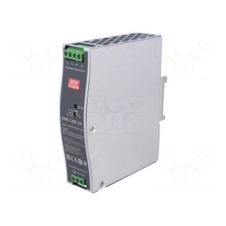 Converter: DC/DC | 120W | Uout: 24VDC | Iout: 5A | 32x125.2x102mm | DDR