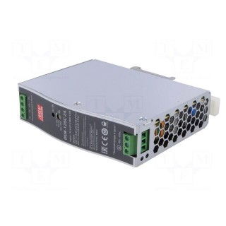 Power supply: DC/DC | 120W | 48VDC | 2.5A | 33.6÷67.2VDC | Mounting: DIN