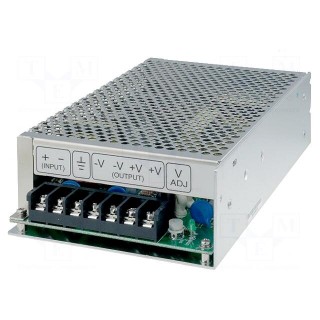 Converter: DC/DC | 151.2W | Uin: 36÷72V | Uout: 24VDC | Iout: 6.3A | SD