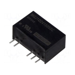 Converter: DC/DC | 1W | Uin: 24V | Uout: 15VDC | Uout2: -5VDC | Iout: 50mA