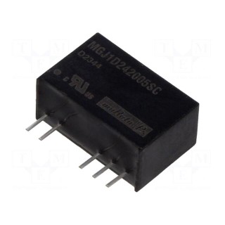 Converter: DC/DC | 1W | Uin: 24V | Uout: 20VDC | Uout2: -5VDC | Iout: 40mA